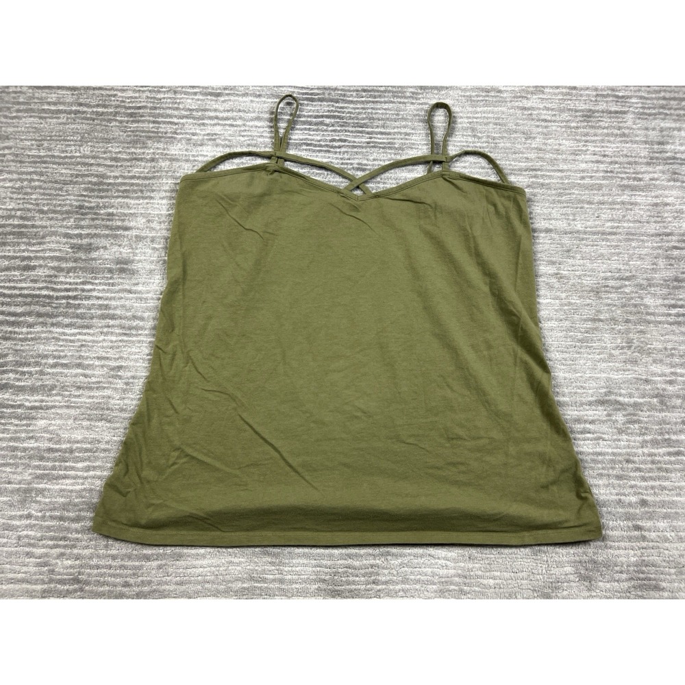 Aveto Top Womens‎ 3X Green Sleeveless Tank Camisole